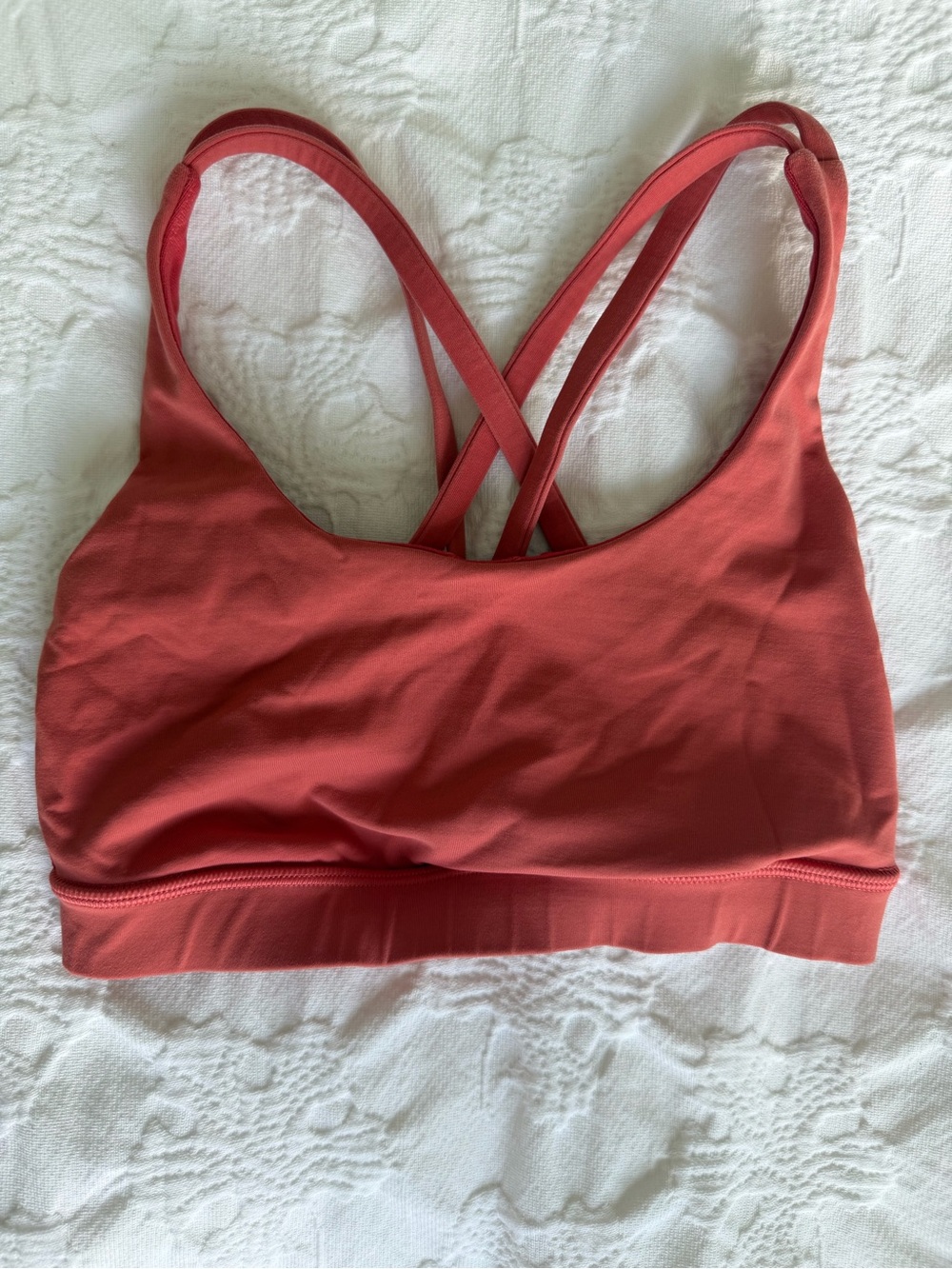 lululemon athletica Coral Cross-Back Sports Bra